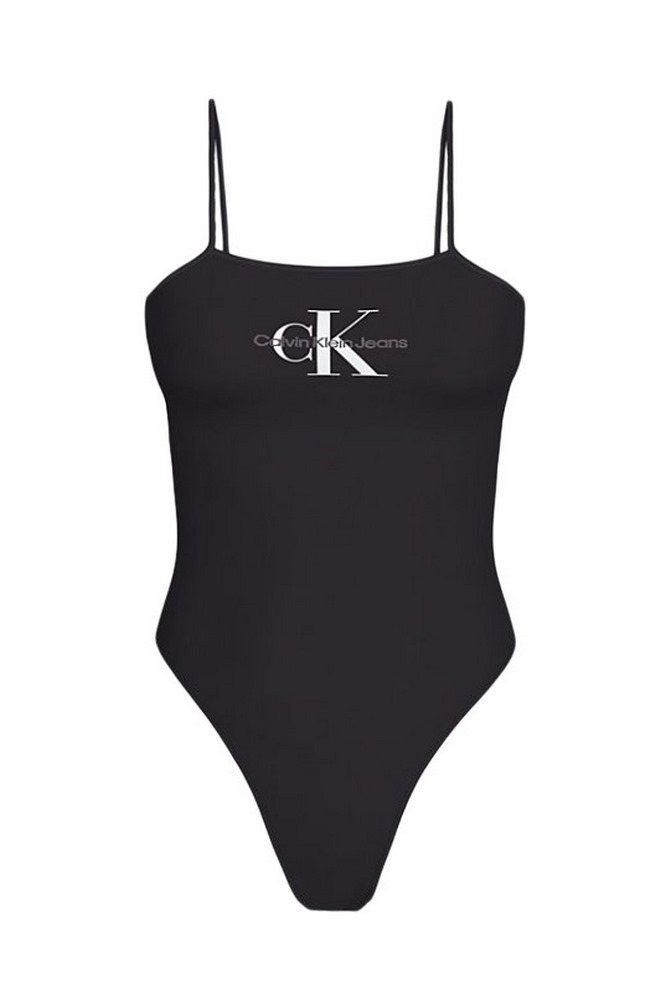 CALVIN KLEIN JEANS MONOLOGO STRAPPY BODY ΚΟΡΜΑΚΙ ΓΥΝΑΙΚΕΙΟ BLACK