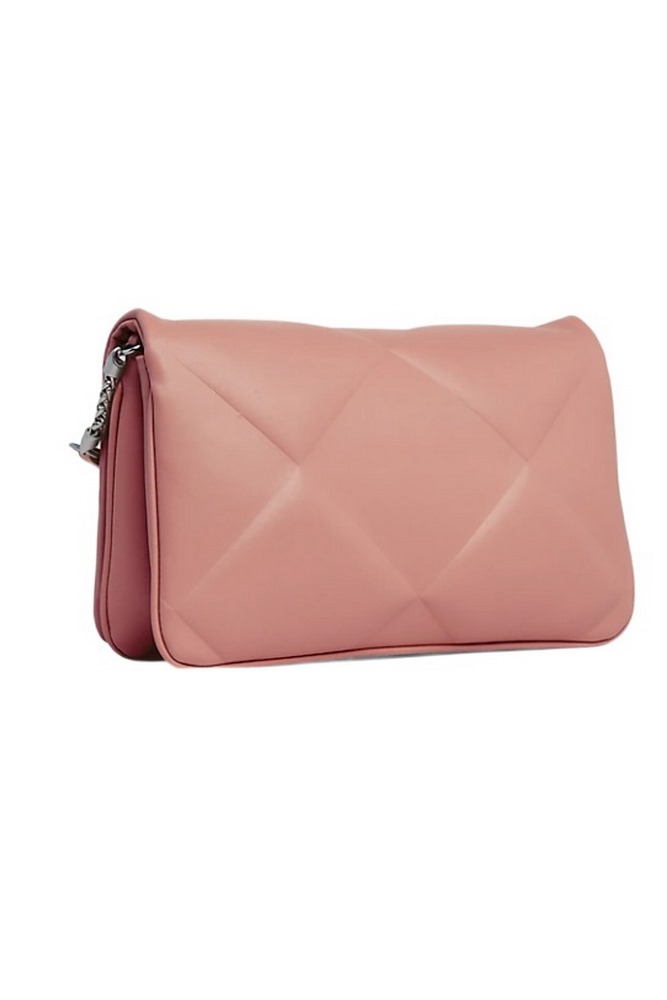 CALVIN KLEIN JEANS RE-LOCK QUILT SHOULDER BAG ΤΣΑΝΤΑ ΓΥΝΑΙΚΕΙΑ ROSE