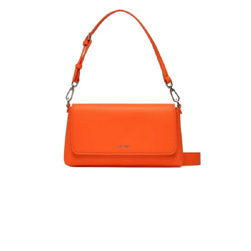 CALVIN KLEIN JEANS MUST SHOULDER BAG ΤΣΑΝΤΑ ΓΥΝΑΙΚΕΙΑ ORANGE