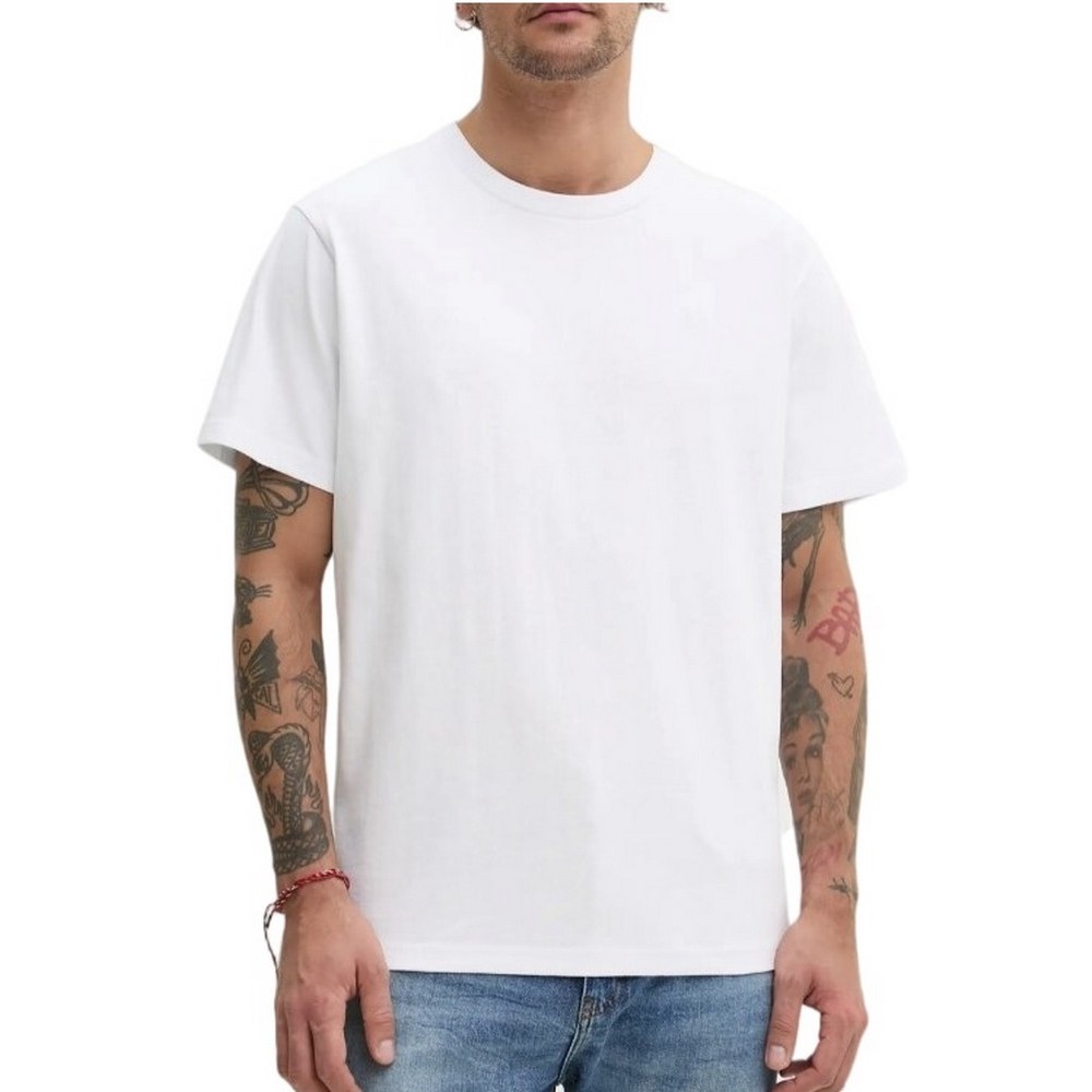 SUPERDRY D1 OVIN ESSENTIALS RELAXED TEE T-SHIRT ΜΠΛΟΥΖΑ ΑΝΔΡΙΚΗ WHITE