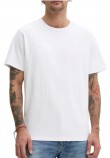 SUPERDRY D1 OVIN ESSENTIALS RELAXED TEE T-SHIRT ΜΠΛΟΥΖΑ ΑΝΔΡΙΚΗ WHITE
