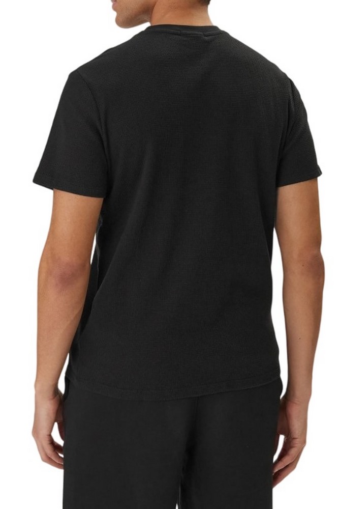 CALVIN KLEIN JEANS SS WAFFLE BADGE CREWNK T-SHIRT ΑΝΔΡΙΚΟ BLACK