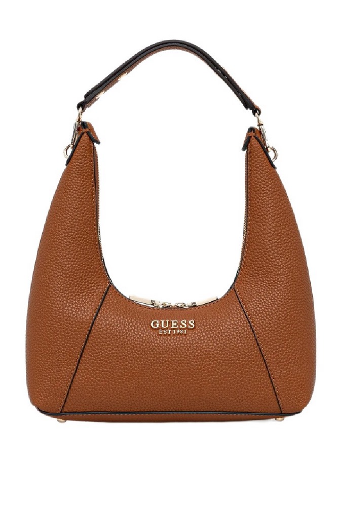 GUESS CALISTA TOP ZIP SHOULDER BAG ΤΣΑΝΤΑ ΓΥΝΑΙΚΕΙΑ CARAMEL