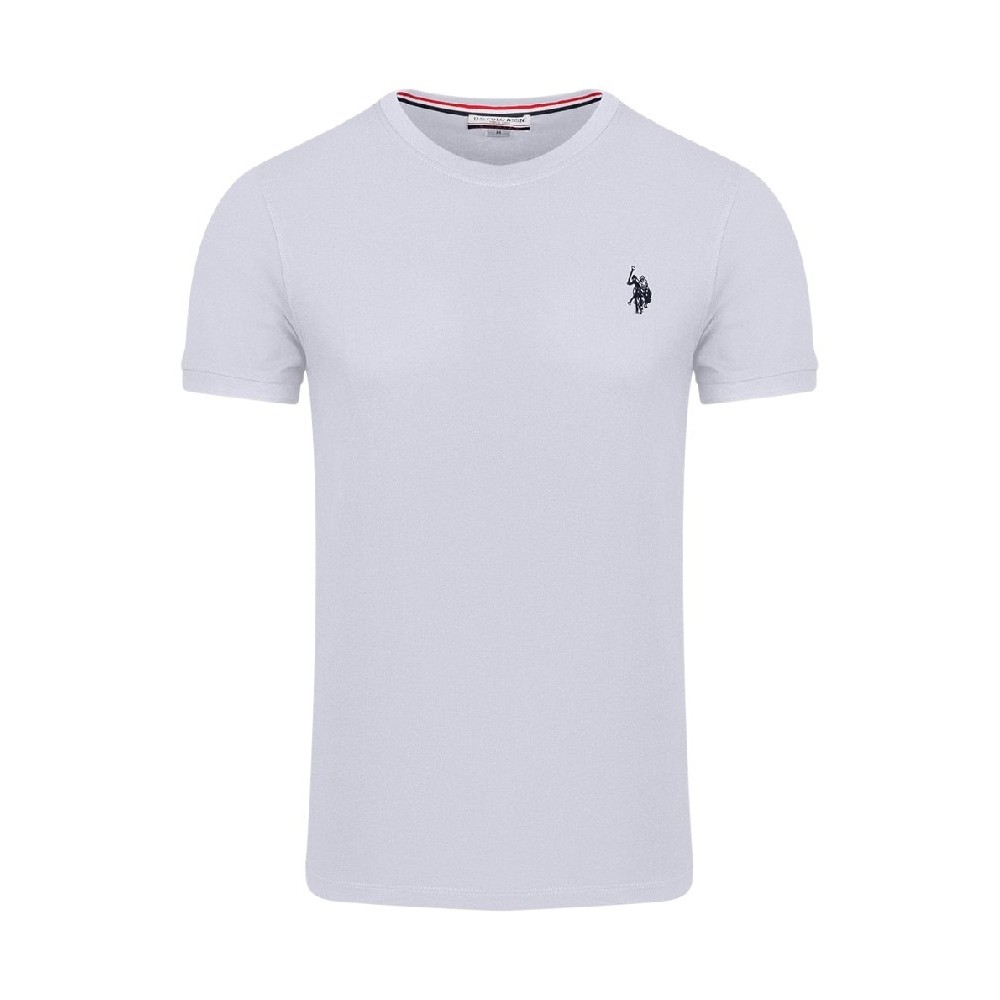 U.S POLO ASSN BREN 000272 CHL4 T-SHIRT ΜΠΛΟΥΖΑ ΑΝΔΡΙΚΗ WHITE