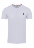 U.S POLO ASSN BREN 000272 CHL4 T-SHIRT ΜΠΛΟΥΖΑ ΑΝΔΡΙΚΗ WHITE