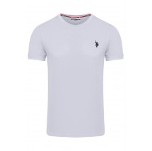 U.S POLO ASSN BREN 000272 CHL4 T-SHIRT ΜΠΛΟΥΖΑ ΑΝΔΡΙΚΗ WHITE