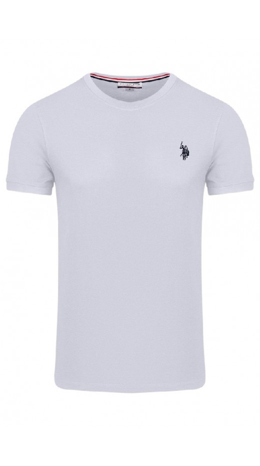 U.S POLO ASSN BREN 000272 CHL4 T-SHIRT ΜΠΛΟΥΖΑ ΑΝΔΡΙΚΗ WHITE