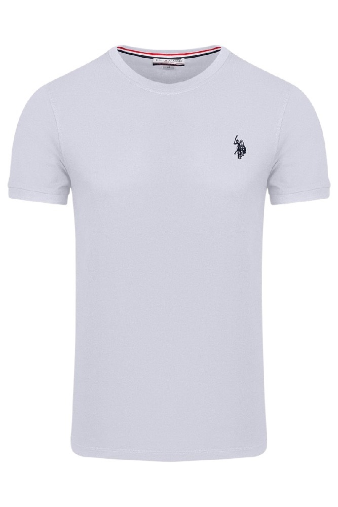 U.S POLO ASSN BREN 000272 CHL4 T-SHIRT ΜΠΛΟΥΖΑ ΑΝΔΡΙΚΗ WHITE