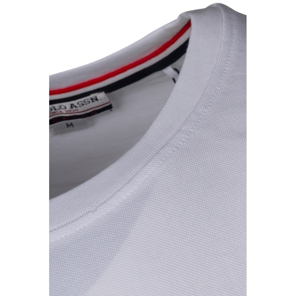 U.S POLO ASSN BREN 000272 CHL4 T-SHIRT ΜΠΛΟΥΖΑ ΑΝΔΡΙΚΗ WHITE