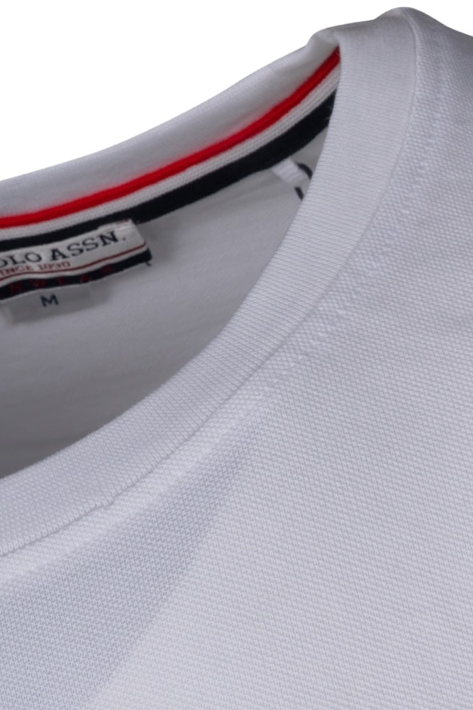 U.S POLO ASSN BREN 000272 CHL4 T-SHIRT ΜΠΛΟΥΖΑ ΑΝΔΡΙΚΗ WHITE