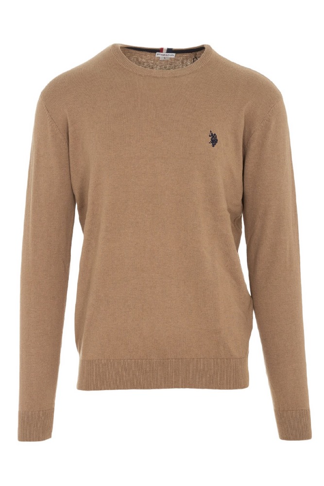 U.S POLO ASSN LEON ΜΠΛΟΥΖΑ  ΑΝΔΡΙΚΗ BEIGE