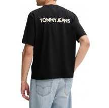 TOMMY JEANS 90S POP COL NW CLSC T EXT T-SHIRT ΜΠΛΟΥΖΑ ΑΝΔΡΙΚΗ BLACK
