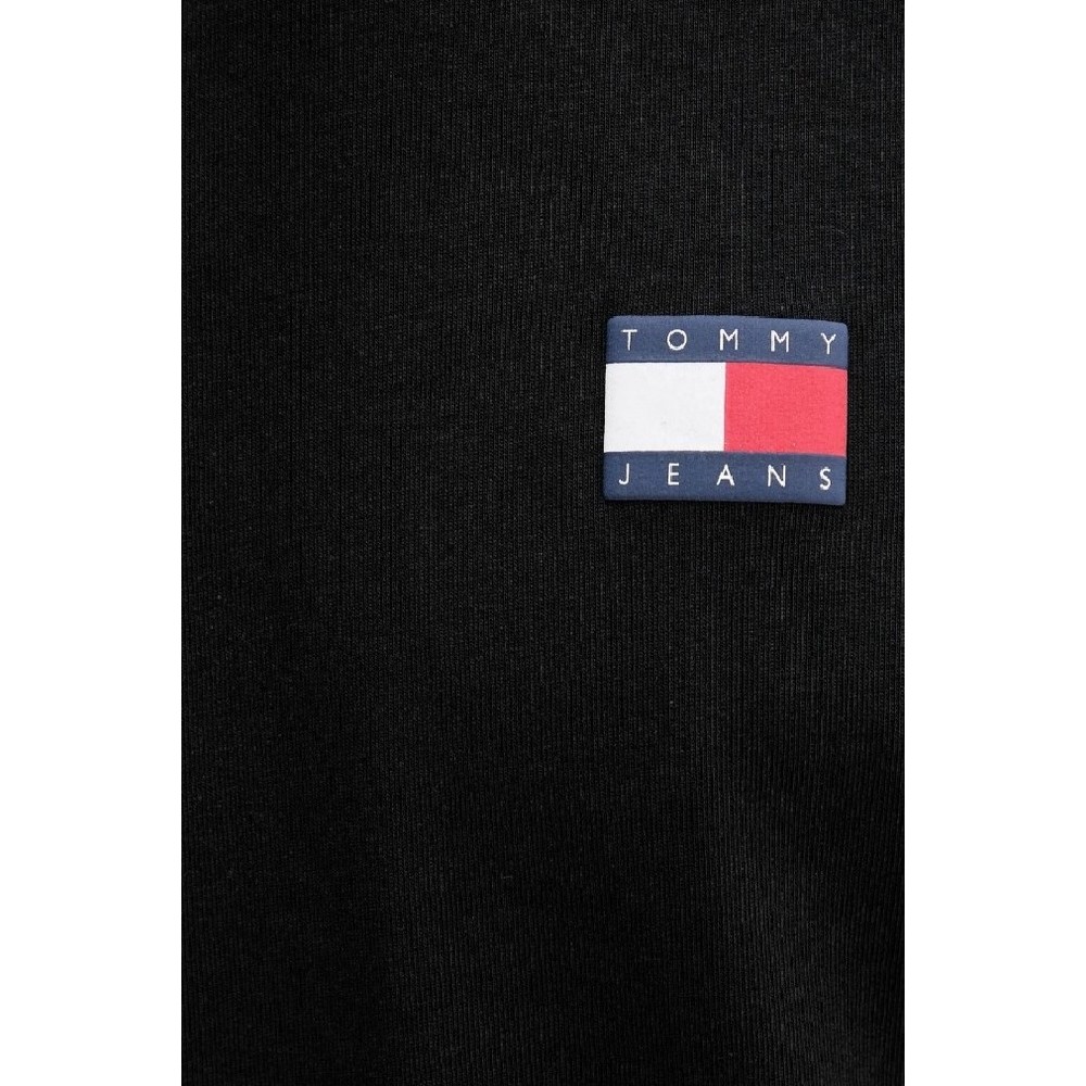 TOMMY JEANS 90S POP COL NW CLSC T EXT T-SHIRT ΜΠΛΟΥΖΑ ΑΝΔΡΙΚΗ BLACK