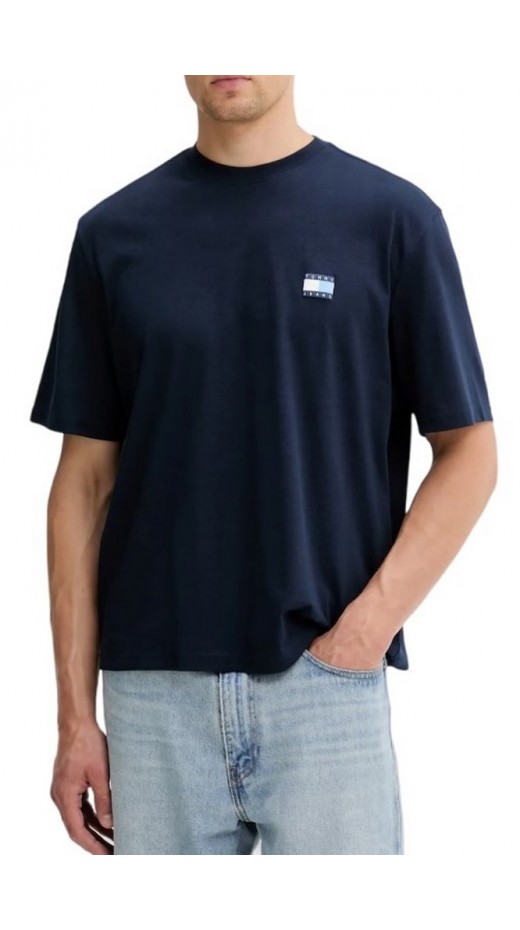TOMMY JEANS 90S POP COL NW CLSC T EXT T-SHIRT ΜΠΛΟΥΖΑ ΑΝΔΡΙΚΗ NAVY