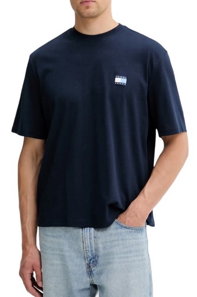 TOMMY JEANS 90S POP COL NW CLSC T EXT T-SHIRT ΜΠΛΟΥΖΑ ΑΝΔΡΙΚΗ NAVY