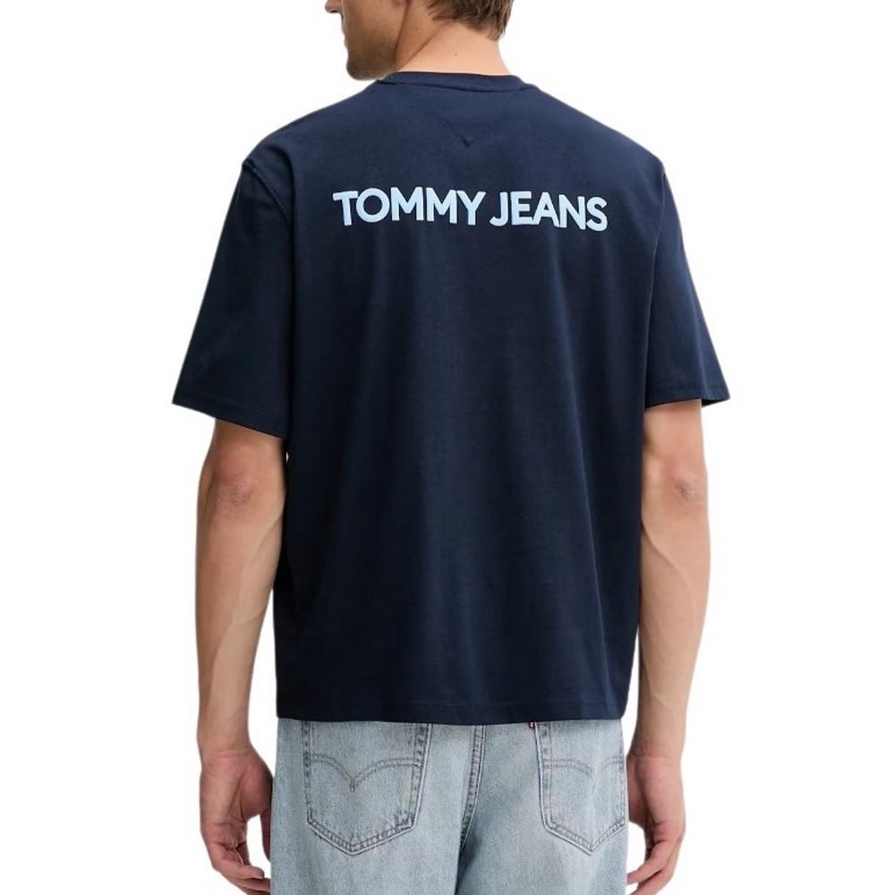 TOMMY JEANS 90S POP COL NW CLSC T EXT T-SHIRT ΜΠΛΟΥΖΑ ΑΝΔΡΙΚΗ NAVY