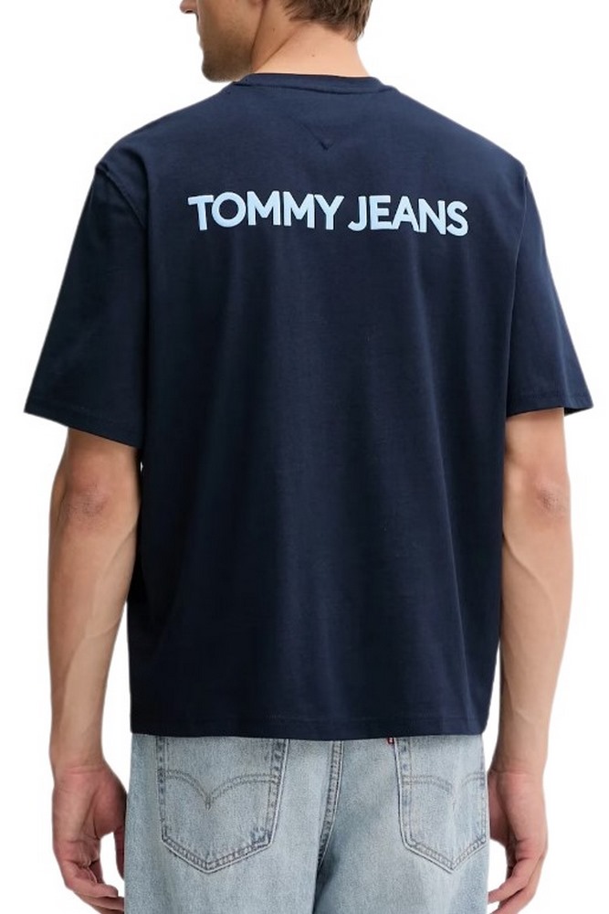 TOMMY JEANS 90S POP COL NW CLSC T EXT T-SHIRT ΜΠΛΟΥΖΑ ΑΝΔΡΙΚΗ NAVY