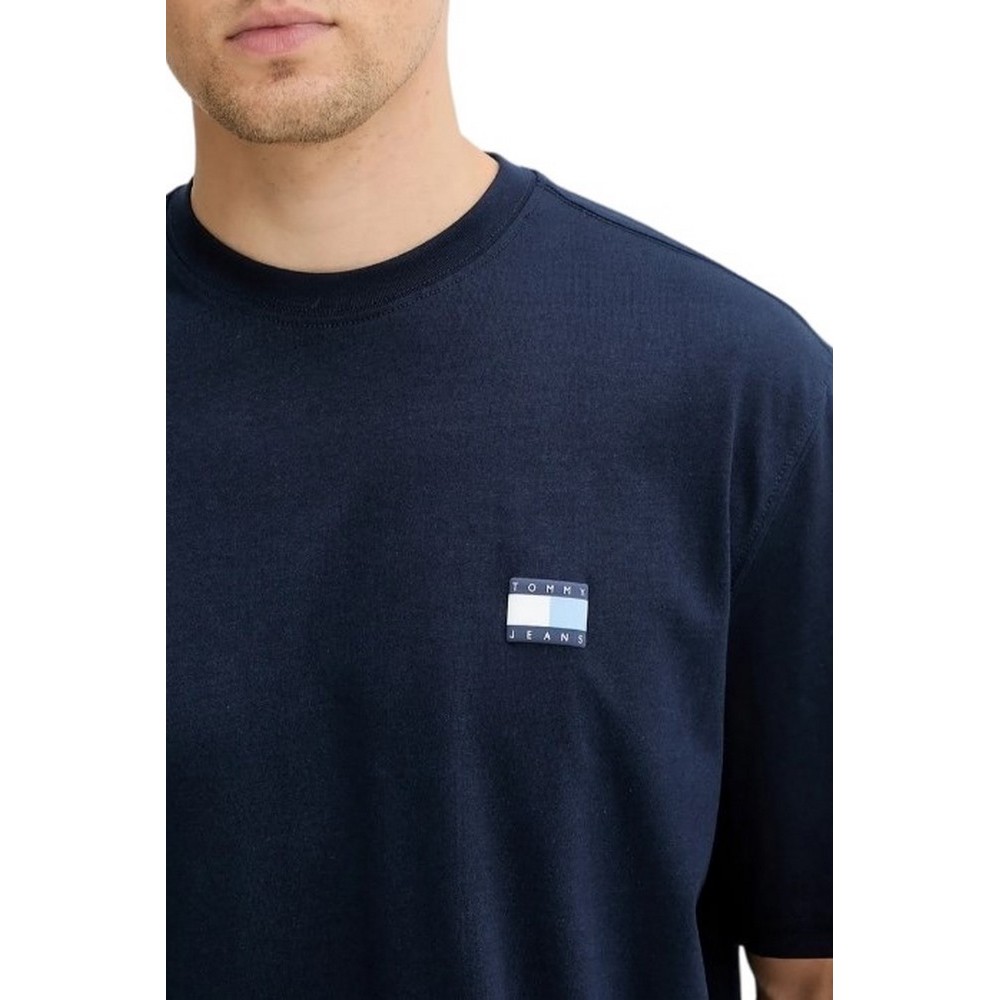 TOMMY JEANS 90S POP COL NW CLSC T EXT T-SHIRT ΜΠΛΟΥΖΑ ΑΝΔΡΙΚΗ NAVY