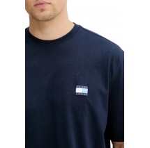 TOMMY JEANS 90S POP COL NW CLSC T EXT T-SHIRT ΜΠΛΟΥΖΑ ΑΝΔΡΙΚΗ NAVY