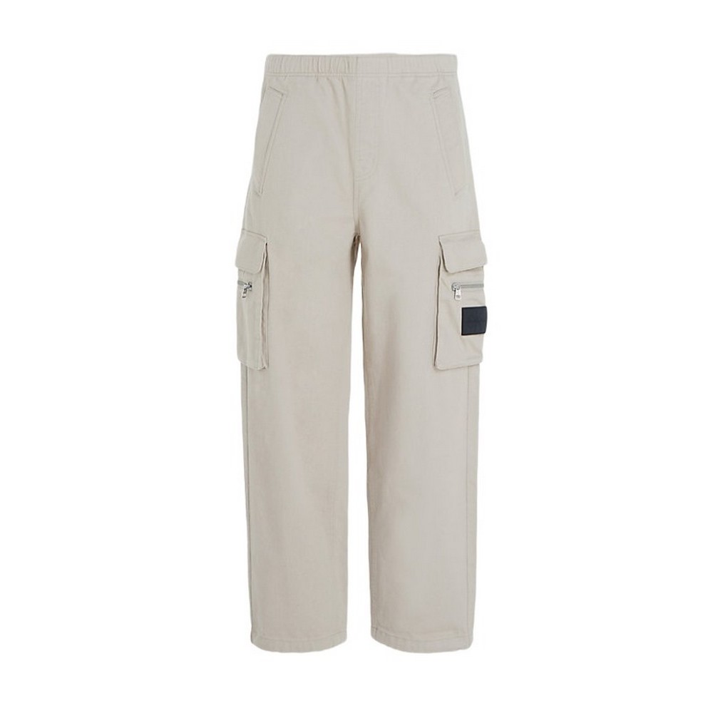 CALVIN KLEIN JEANS STRAPS CARGO PANT ΠΑΝΤΕΛΟΝΙ ΑΝΔΡΙΚΟ BEIGE