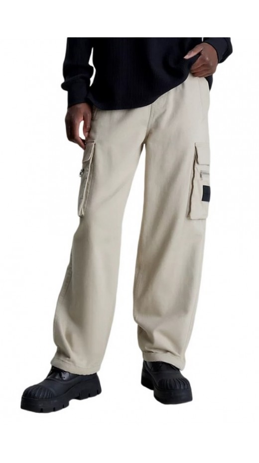 CALVIN KLEIN STRAPS CARGO PANT ΠΑΝΤΕΛΟΝΙ ΑΝΔΡΙΚΟ3 BEIGE