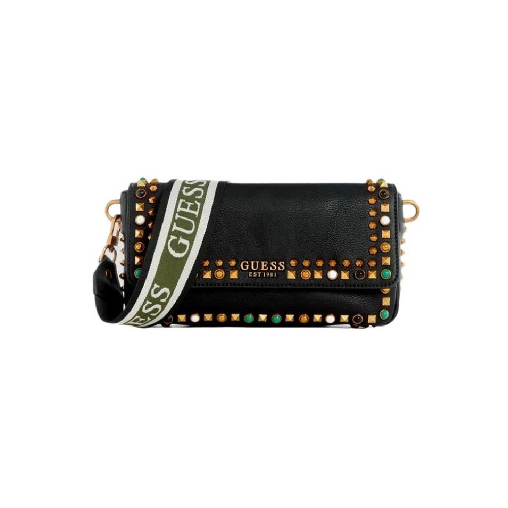 GUESS RADAR FLAP CROSSBODY ΤΣΑΝΤΑ ΓΥΝΑΙΚΕΙΑ BLACK