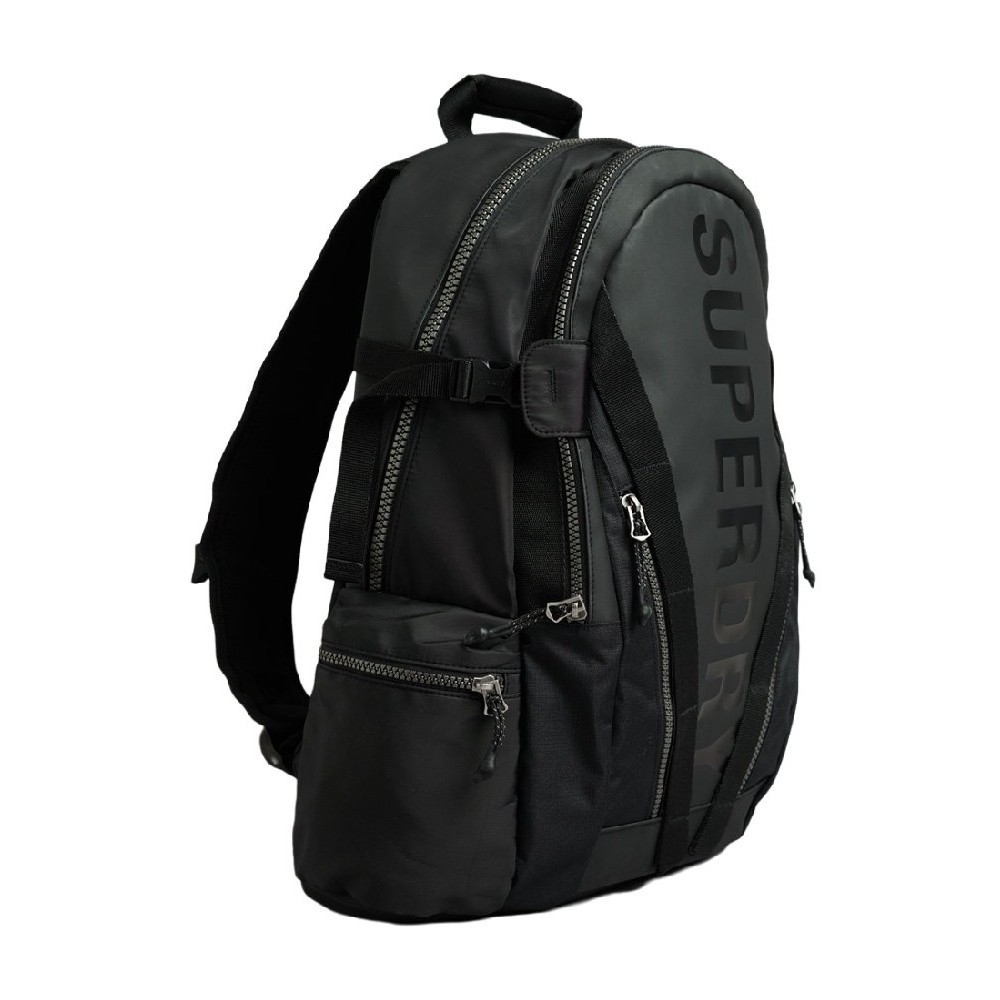 SUPERDRY CODE MTN TARP ΤΣΑΝΤΑ ΑΝΔΡΙΚΗ BLACK/BLACK