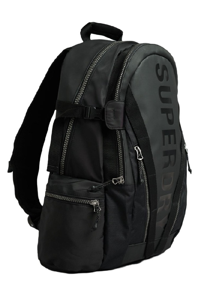 SUPERDRY CODE MTN TARP ΤΣΑΝΤΑ ΑΝΔΡΙΚΗ BLACK/BLACK