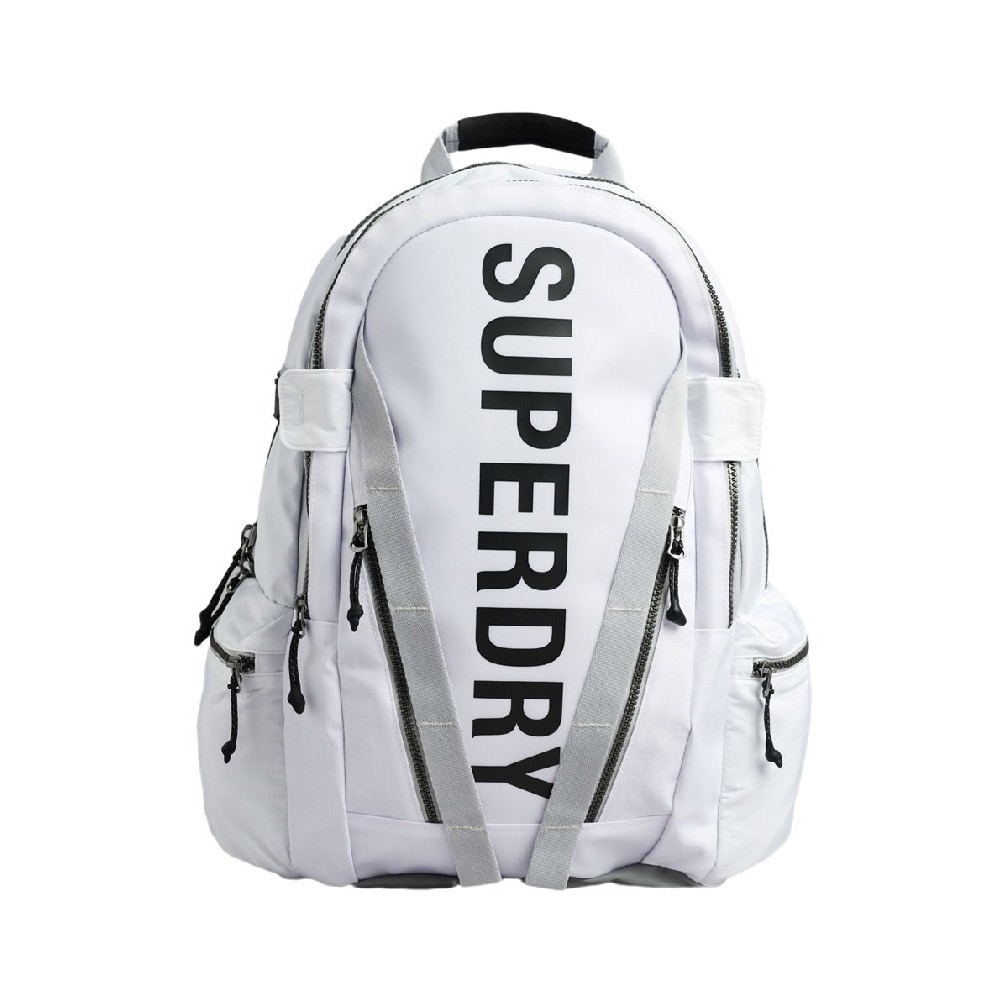SUPERDRY CODE MTN TARP ΤΣΑΝΤΑ ΑΝΔΡΙΚΗ WHITE