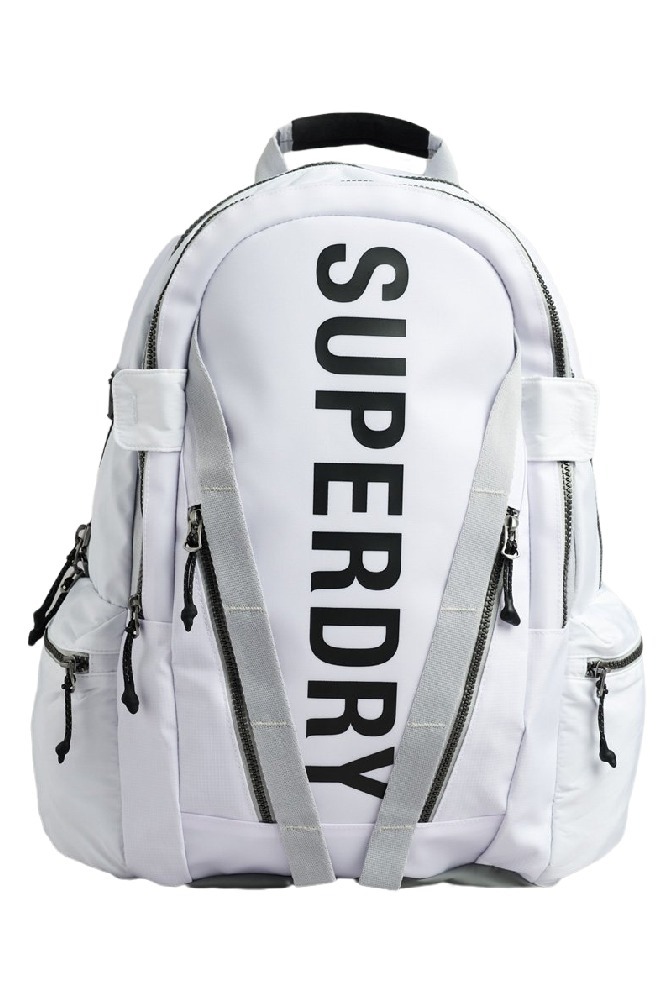 SUPERDRY CODE MTN TARP ΤΣΑΝΤΑ ΑΝΔΡΙΚΗ WHITE