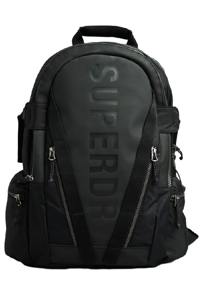 SUPERDRY CODE MTN TARP ΤΣΑΝΤΑ ΑΝΔΡΙΚΗ BLACK/BLACK