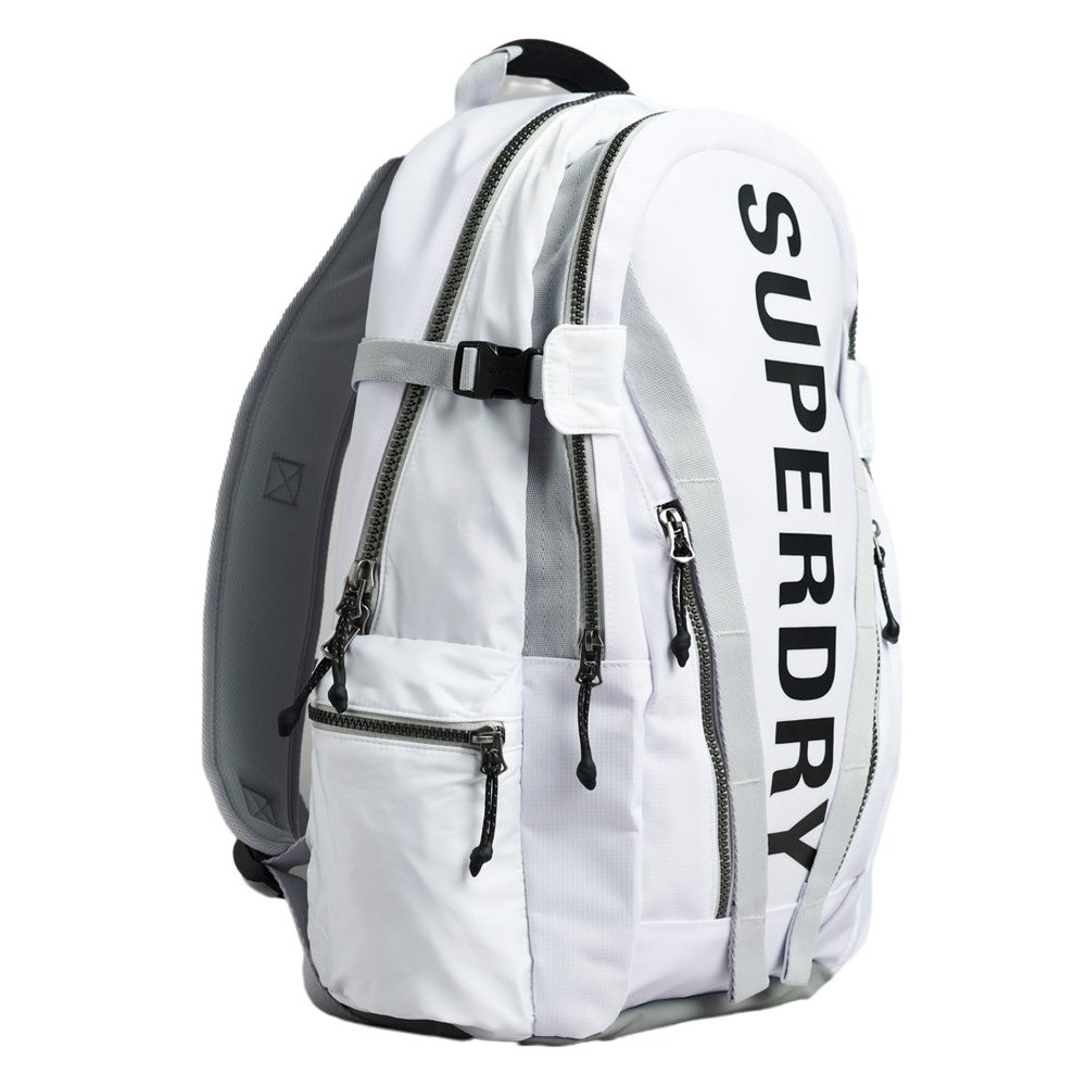 SUPERDRY CODE MTN TARP ΤΣΑΝΤΑ ΑΝΔΡΙΚΗ WHITE