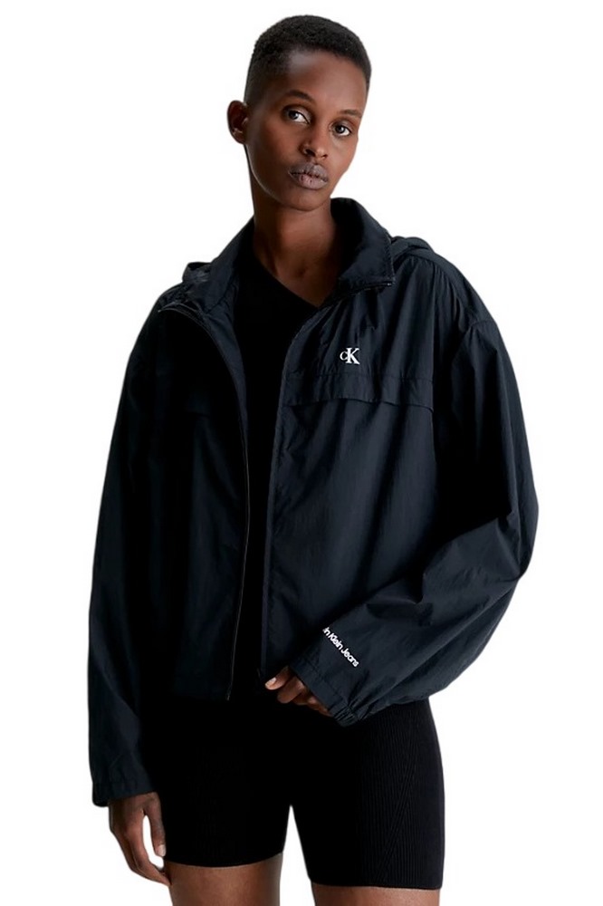 CALVIN KLEIN JEANS PACKABLE HOOD WINDBREAKER ΜΠΟΥΦΑΝ ΓΥΝΑΙΚΕΙΟ BLACK
