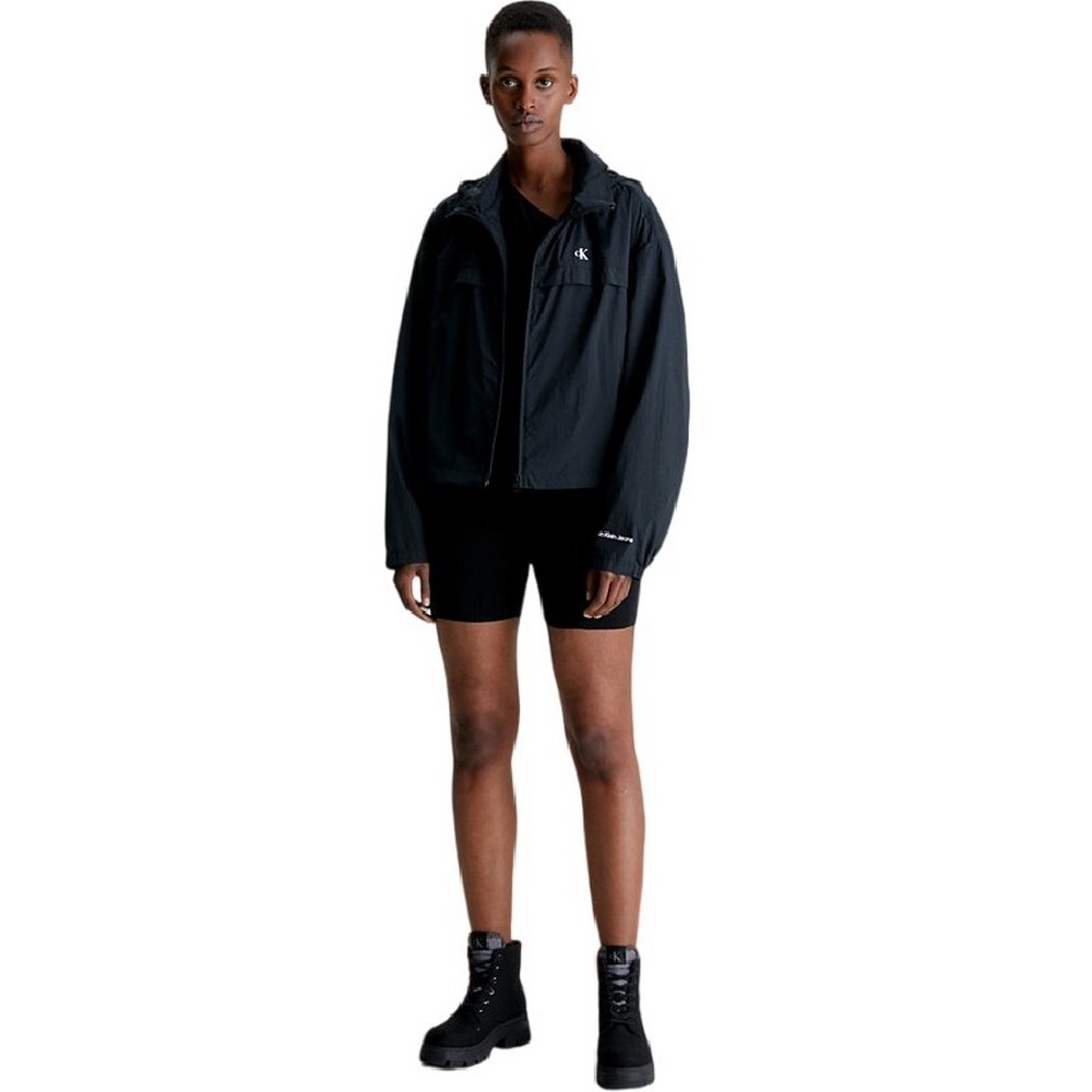 CALVIN KLEIN JEANS PACKABLE HOOD WINDBREAKER ΜΠΟΥΦΑΝ ΓΥΝΑΙΚΕΙΟ BLACK