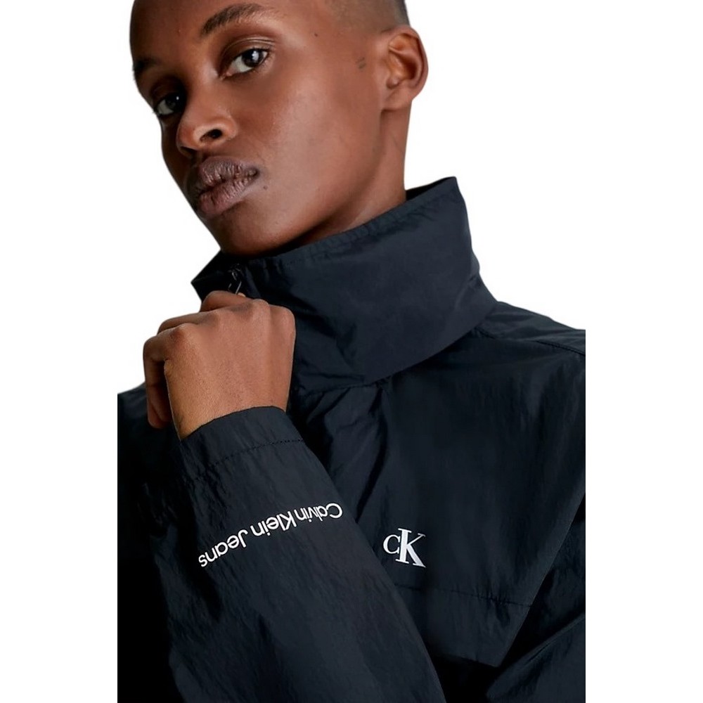 CALVIN KLEIN JEANS PACKABLE HOOD WINDBREAKER ΜΠΟΥΦΑΝ ΓΥΝΑΙΚΕΙΟ BLACK