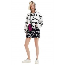 ΜΠΛΟΥΖΑ ΦΟΥΤΕΡ SWEAT_KORA ΓΥΝΑΙΚΕΙΟ DESIGUAL BLACK/WHITE