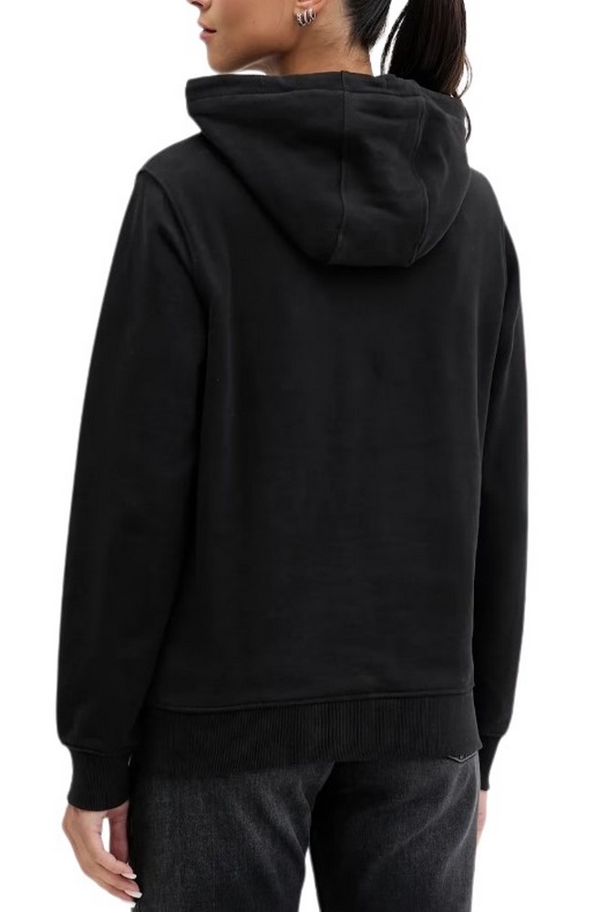 TOMMY JEANS REG ESS LOGO 2 HOODIE EXT ΜΠΛΟΥΖΑ ΦΟΥΤΕΡ ΓΥΝΑΙΚΕΙΑ BLACK
