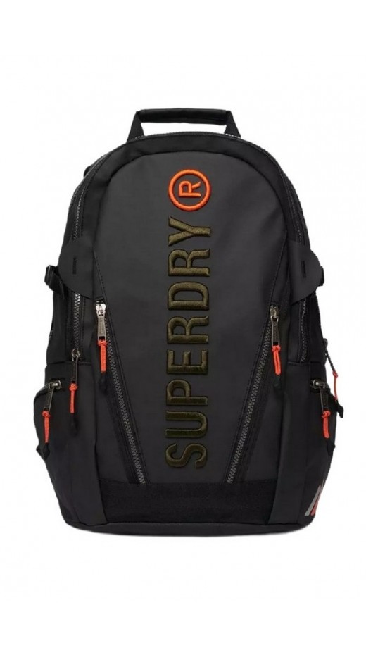 SUPERDRY D1 SDNA TARP EMB RUCKSACK ΤΣΑΝΤΑ ΑΝΔΡΙΚΗ BLACK
