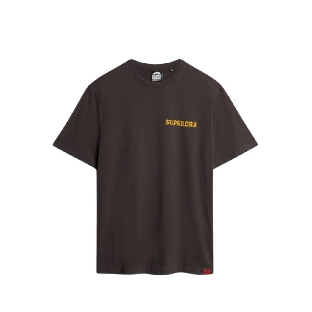 SUPERDRY TATTOO GRAPHIC LOOSE T-SHIRT ΜΠΛΟΥΖΑ ΑΝΔΡΙΚΗ GREY