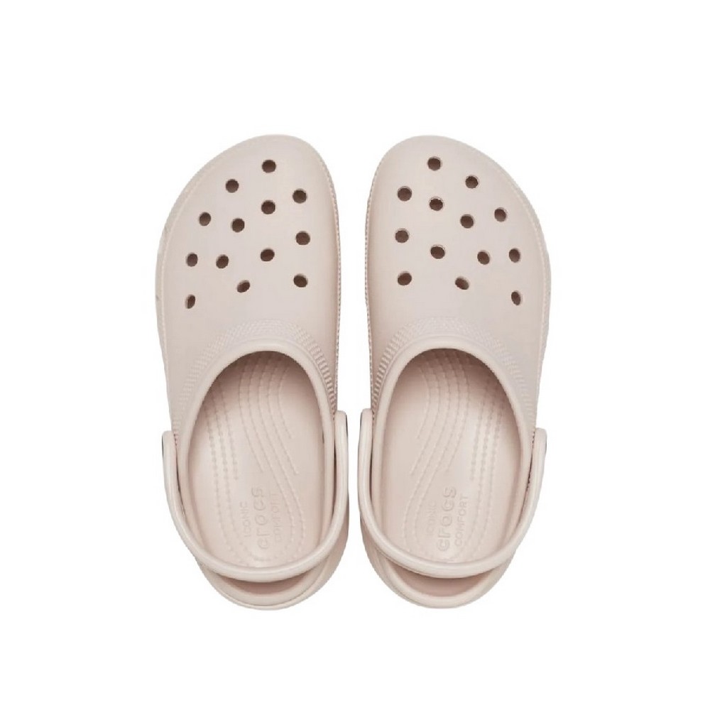 CROCS CLASSIC PLATFORM CLOG 206750 ΠΕΔΙΛΟ ΓΥΝΑΙΚΕΙΟ NUDE