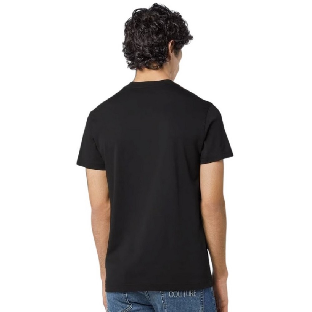 VERSACE JEANS COUTURE S LOGO THICK FOIL T-SHIRT ΑΝΔΡΙΚΟ BLACK