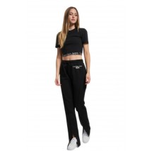 CALVIN KLEIN JEANS WAIST LOGO ELASTIC SHORT SLEEVE ΤΟΠ ΓΥΝΑΙΚΕΙΟ BLACK