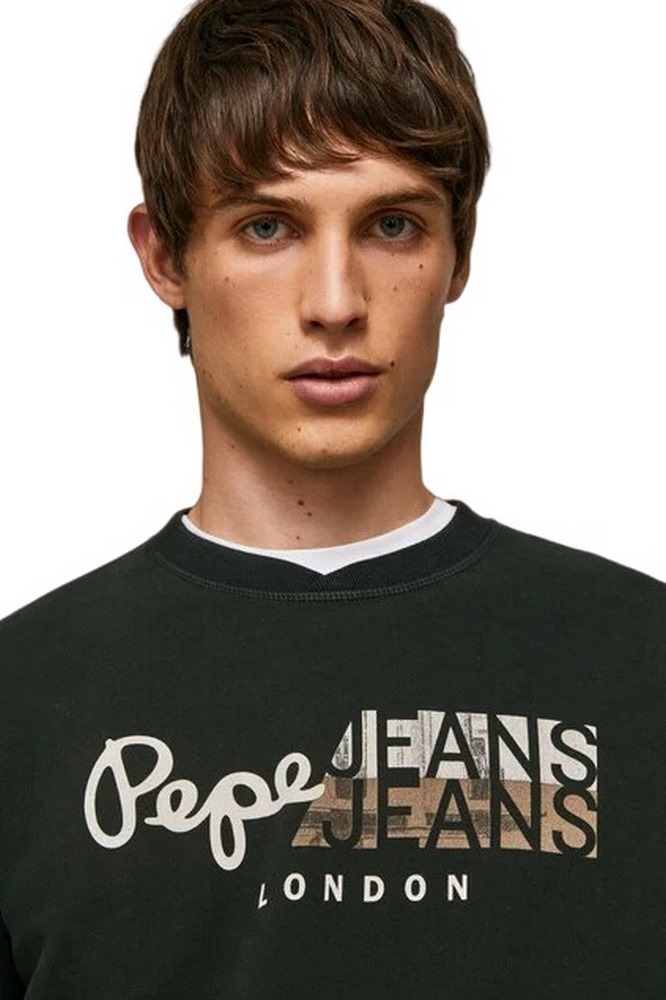 ΜΠΛΟΥΖΑ ΦΟΥΤΕΡ E2 PIERSON ΑΝΔΡΙΚΗ PEPE JEANS BLACK