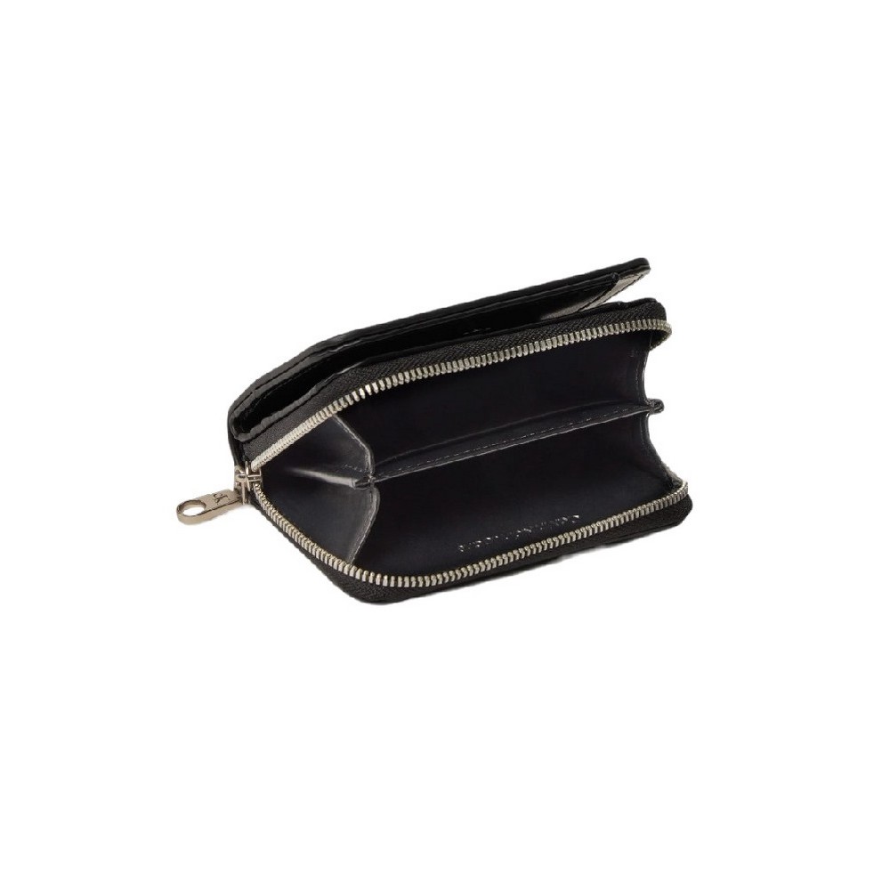 CALVIN KLEIN SCULPTED MED ZIP AROUND WALLET ΠΟΡΤΟΦΟΛΙ  ΓΥΝΑΙΚΕΙΟ BLACK