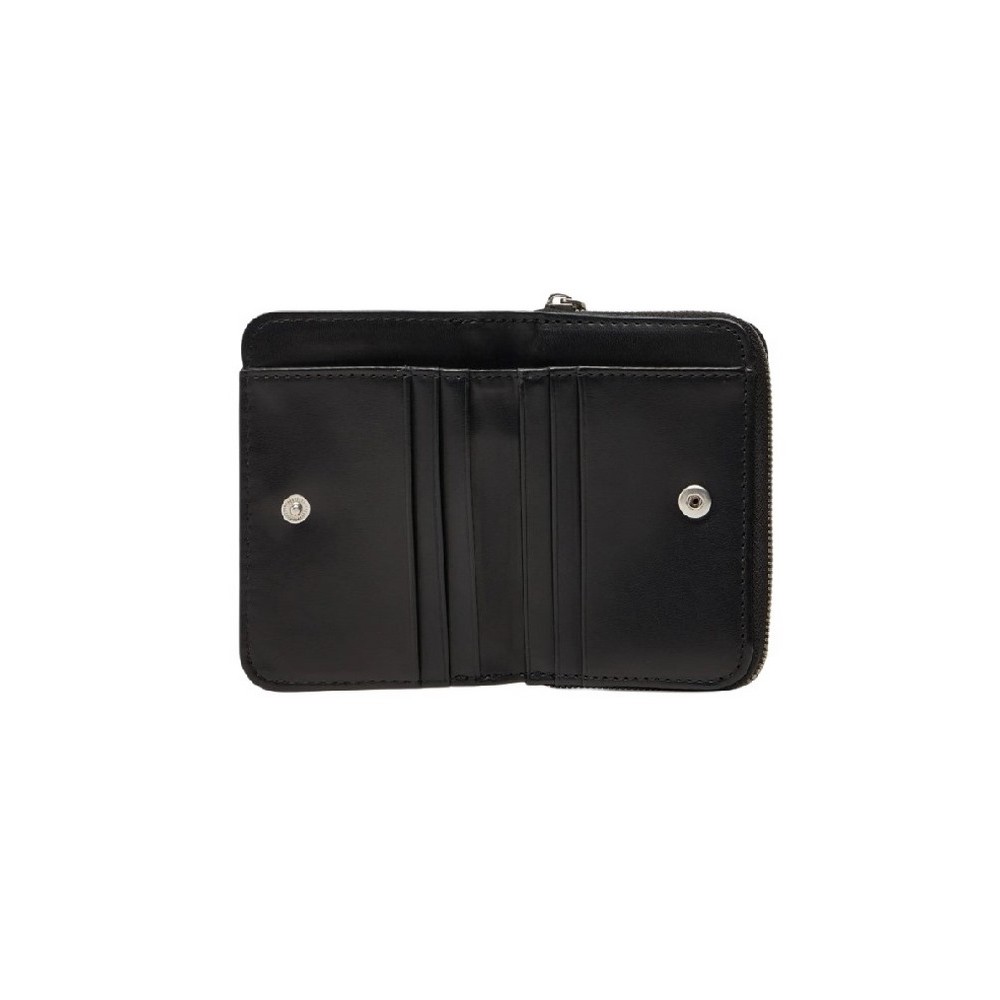 CALVIN KLEIN SCULPTED MED ZIP AROUND WALLET ΠΟΡΤΟΦΟΛΙ  ΓΥΝΑΙΚΕΙΟ BLACK