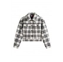 TOMMY JEANS WOOL TRUCKER JACKET ΜΠΟΥΦΑΝ ΓΥΝΑΙΚΕΙΟ BLACK