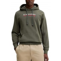 TOMMY JEANS REG DNA HOODIE EXT ΜΠΛΟΥΖΑ ΦΟΥΤΕΡ ΑΝΔΡΙΚΗ KHAKI