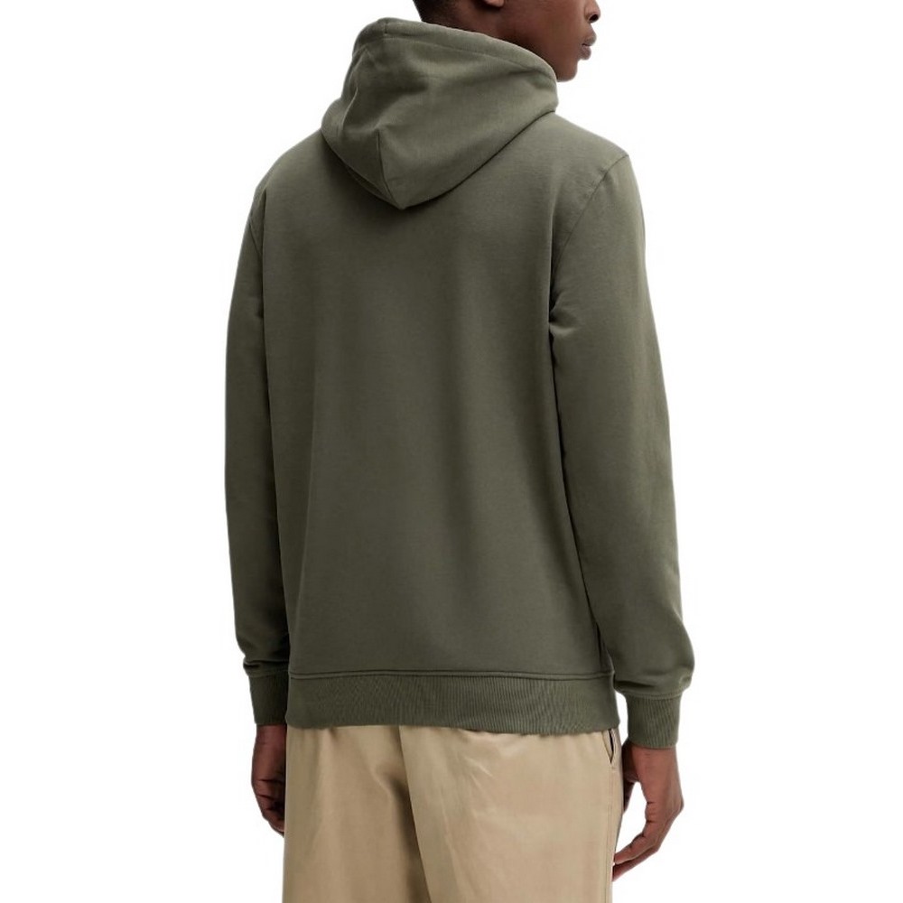 TOMMY JEANS REG DNA HOODIE EXT ΜΠΛΟΥΖΑ ΦΟΥΤΕΡ ΑΝΔΡΙΚΗ KHAKI