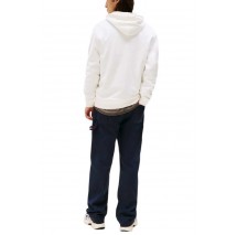 TOMMY JEANS REG DNA HOODIE EXT ΜΠΛΟΥΖΑ ΦΟΥΤΕΡ ΑΝΔΡΙΚΗ OFF WHITE