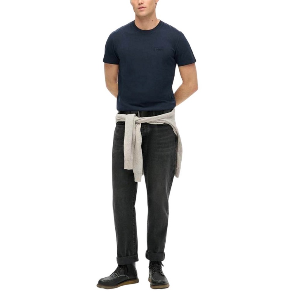 SUPERDRY ESSENTIAL LOGO EMB T-SHIRT ΜΠΛΟΥΖΑ ΑΝΔΡΙΚΗ NAVY